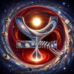 The image features the JUST (JST) logo set against a dynamic, swirling cosmic backdrop of red, black, and glowing orange tones, evoking a sense of deep, complex blockchain activity. It visually reinforces the post's theme of analyzing the latest JST on-chain snapshot, symbolizing the layered, interconnected nature of on-chain data and its importance in understanding market movements beyond simple number trends.