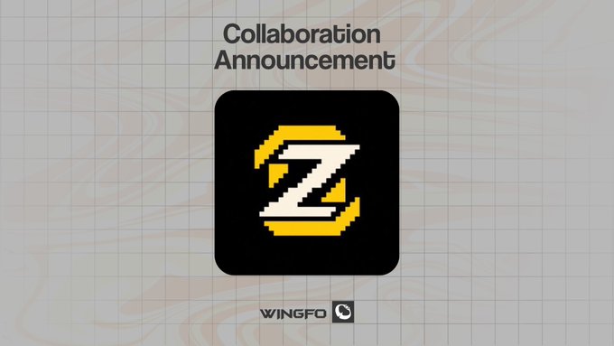 A "Collaboration Announcement" graphic features a pixelated yellow and white "Z" logo on a black background, promoting a partnership with the Zeckers NFT project, which integrates with $ZEC for passive income, as noted in the accompanying post.