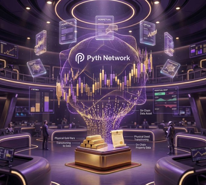 The image features an interactive display at a gaming convention or event that showcases the @PythNetwork platform. The main attraction is a large purple ball with gold bars on top, which serves as the centerpiece of the exhibit. Surrounding this central object are various screens displaying information about the cryptocurrency market and its impact on financial institutions.

There are several people in the image, some standing near the display while others are further away, likely observing or participating in the event. The overall atmosphere suggests a gaming convention or event where attendees can explore and learn more about the @PythNetwork platform and its applications within the cryptocurrency market.