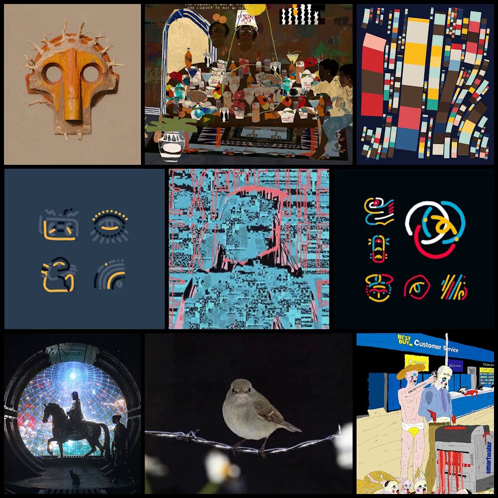 The image features an art collage of 24 different images, including a bird sitting on a wire, a man wearing a white shirt, and various other images. The collage also includes some text that reads "24 HOURS OF ART June 4, 2016 by @EfdotStudio sell out with @opensea and @TransientLabs 3,000 animated compositions mint between 0.008 and 0.009 ETH each". This suggests that the image is a compilation of 24 different artworks or images related to the theme "24 HOURS OF ART June 4, 2016", possibly showcasing various styles and techniques used by artists during this period.