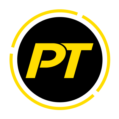 The logo of PT (Partido dos Trabalhadores / Workers' Party), featuring yellow 'PT' letters inside a black circle with yellow accent rings.