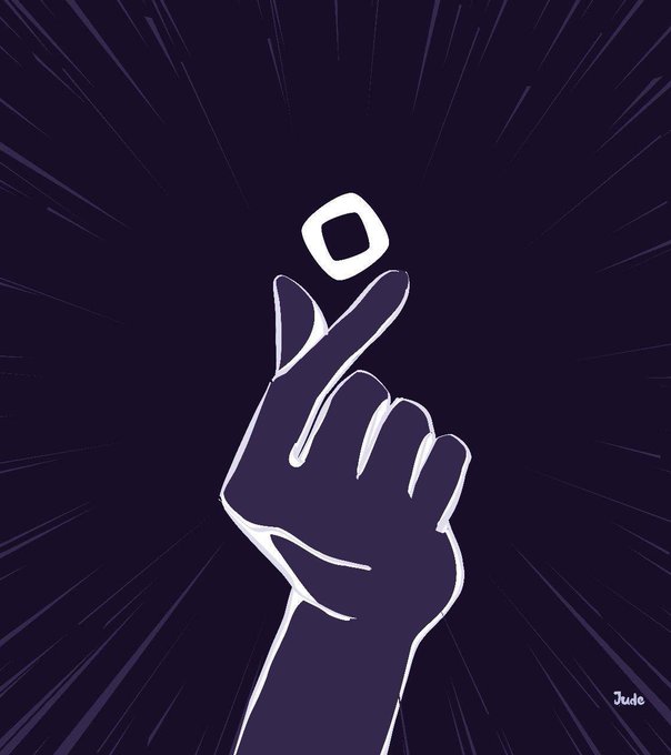 The image features a hand with its fingers extended upwards, holding up an object that appears to be a small square or cube-shaped item. The background of the image is purple, which contrasts with the white object held by the hand. The caption "Monad feels safe af." suggests that the hand and the object might symbolize safety or protection for Monad in this context.