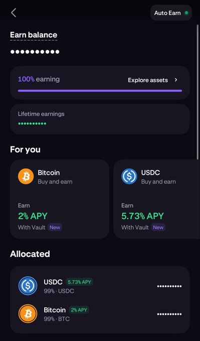 The image shows a phone screen displaying information about cryptocurrency trading, specifically Bitcoin. The screen features a list of different cryptocurrencies, including Bitcoin, along with their respective values. There are also options for buying and selling Bitcoins using various payment methods such as PayPal or Bitcoin Cash. The text on the screen indicates that the user has allocated some Bitcoin to a specific cryptocurrency, likely Bitcoin Cash, which is represented by the number 5.73 APY in the image. This information suggests that the user may be interested in investing in Bitcoin or other cryptocurrencies and has chosen to allocate their funds accordingly.