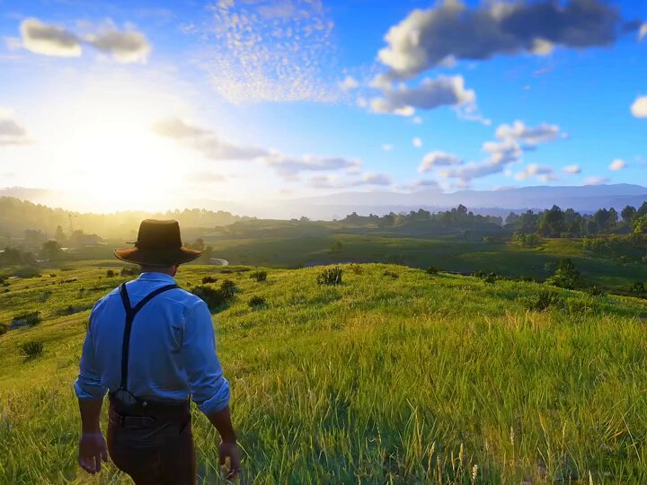 The image shows a man wearing a hat, suspenders, and a shirt walking through a grassy field with trees in the background. He appears to be looking out over the landscape as he walks. The scene suggests that this could be an outdoor setting or a park where people can enjoy nature and take leisurely strolls.

The post is titled "pivot to poly posting" and it seems to be promoting a specific product, service, or idea related to the man's attire in the image. This might be a clothing brand, a hiking gear store, or an outdoor adventure company that offers products for people who enjoy spending time outdoors.