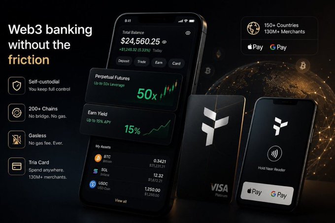 The image shows a smartphone displaying various information about Bitcoin, including its value of $24,632.25 and the number of chains it holds at 15. It also features an app called Web3 banking that allows users to manage their Bitcoins and other digital assets without the need for a bank account or traditional financial institutions. The post suggests that there is a lot of interest in Bitcoin projects due to their storytelling and practical utility, as they offer a way to store and manage digital currency without relying on banks or other centralized systems.