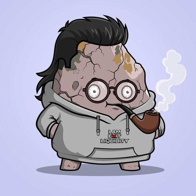 "Been a minute, but here'S Another Alpha @rockbottom By Pooga Labs A meme collection of 10,000 hand-drawn rocks coming to Ethereum. Simple concept, strong meme potential, and backed by a team that's been building in the space for a while."