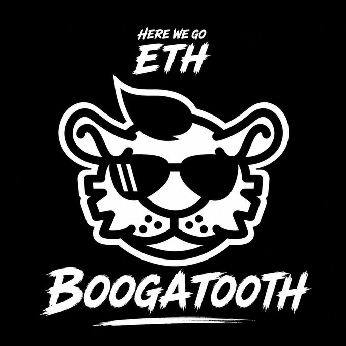 The image features a logo for a website called "Boogatoooth" with a white tiger graphic design. The website appears to be focused on the concept of Web3, cryptocurrency, or blockchain technology. The image suggests that the website is about to release some content related to these topics and wants users to pay attention to it due to its relevance or popularity at the moment.