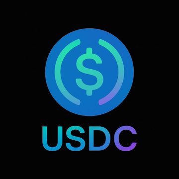 The image features a logo for a company named "USDC". The logo consists of a blue circle with a green dollar sign inside it. Below the circle, there's text that reads "USDC" followed by an exclamation mark. The text is in a purple color and is positioned below the circle. In the background, there are two lines of text: one reading "#hyperliquid" and another stating "Just In: $USDC SUPPLY ON @HYPERLINKS #6,500,000,000". This information suggests that the company might be involved in cryptocurrency or digital currency projects, as they have a logo with a dollar sign inside it.