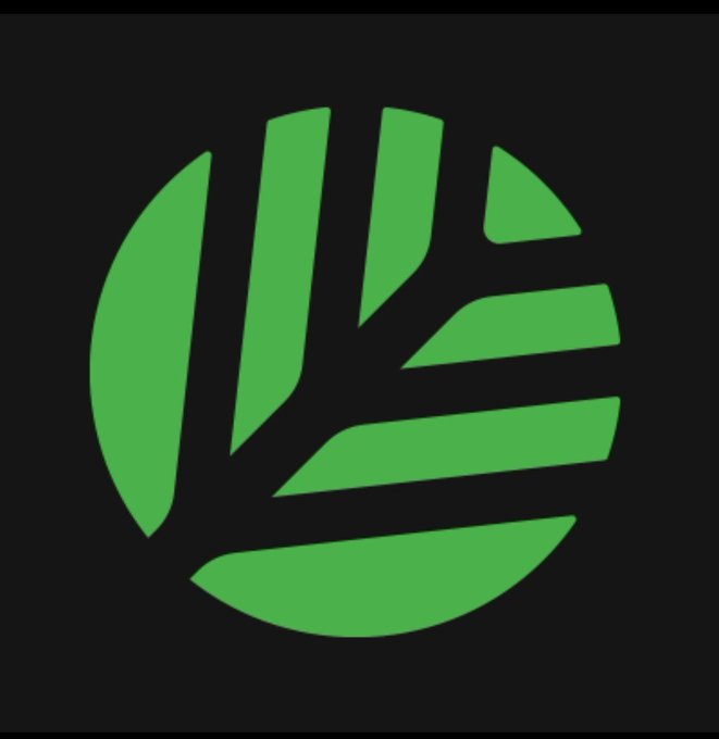 Green leaf-shaped logo on a black background, resembling the JuCoin (Ju.com) cryptocurrency exchange logo.