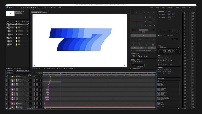 The image shows a computer screen with various elements related to video editing software, including a logo for 7777 layers, a video editing interface, and a list of files. The focus of the image seems to be on the video editing process or workflow rather than the specific content being edited.
