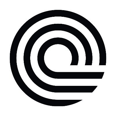 A black and white stylized "O" logo with concentric, maze-like curves, likely representing Ondo, the tokenization platform being celebrated in the post. The image visually reinforces Ondo's brand identity while the accompanying text highlights their milestone of surpassing 150K unique holders and 292K tokenized stock and ETF holdings.