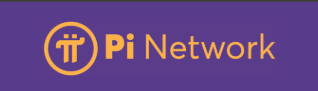 The image displays the Pi Network logo featuring the iconic π symbol in a yellow circle alongside the text "Pi Network," all set against a deep blue background. This branding ties directly to the post about organizing a large-scale Pi community gathering, symbolizing the cryptocurrency network the speaker aims to unite.