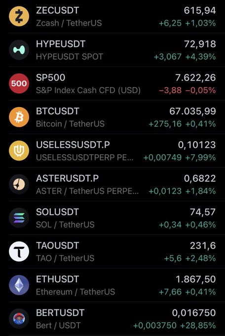 The image shows a list of various cryptocurrencies, including Bitcoin, Etherium (ETH), and Litecoin, along with their current values. The top row displays the names of these coins, while the bottom row provides information about each coin's strength or study time. The text "BertusDt" is also present in the image.
