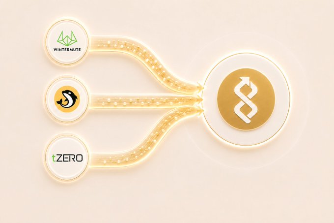 Cream-colored graphic showing logos for Wintermute, Shiba Inu (Shib), and ZERO flowing into a central golden logo.