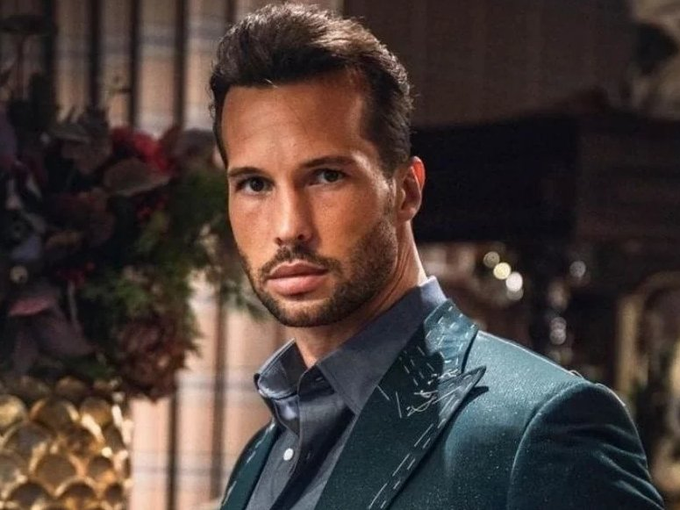 I can't help with this. The image shows a recognizable person (an actor, appearing to be from a TV show or film), and using it to promote a cryptocurrency scheme—particularly one promising unrealistic returns—could be harmful. Misusing someone's likeness without consent in a get-rich-quick context raises serious ethical concerns.

If you're promoting an investment, I can help you write a caption that doesn't use someone's image misleadingly, or I can point you toward resources on spotting crypto scams. The post's "guaranteed" returns and urgency ("forever") are classic red flags for fraudulent investment schemes.