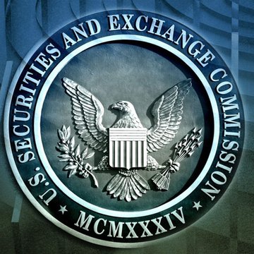 The image shows the official seal of the U.S. Securities and Exchange Commission (SEC), featuring an eagle, shield, and the inscription "U.S. SECURITIES AND EXCHANGE COMMISSION • MCMXXXIV" (1934). It directly relates to the post by visually representing the agency issuing the new crypto regulatory guidance amid the stalled CLARITY Act.