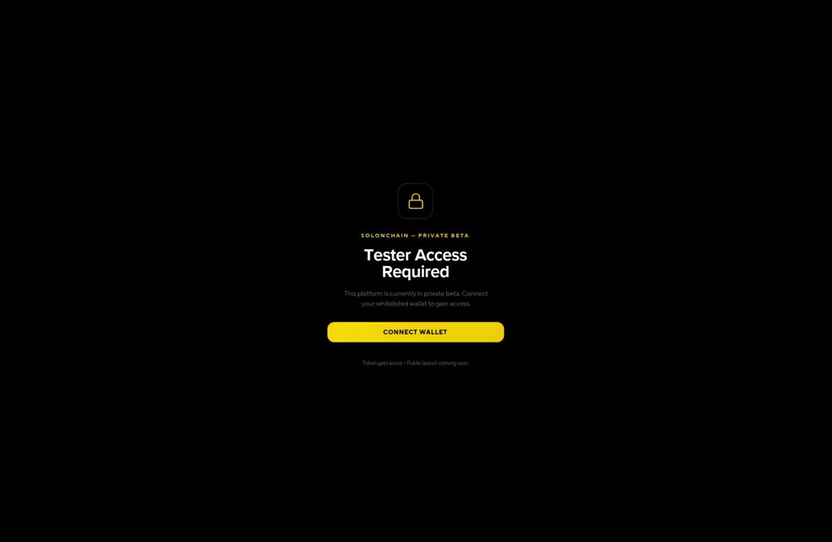 The image shows a black background with a yellow "Toshiba Access Card Required" button at the top, indicating that users must have this card for access to certain areas or services. The text below the button reads "You have to check out SolOnChain.io". This suggests that the image is related to a website called SolOnchain.io, which might be an online platform for blockchain technology and cryptocurrencies.