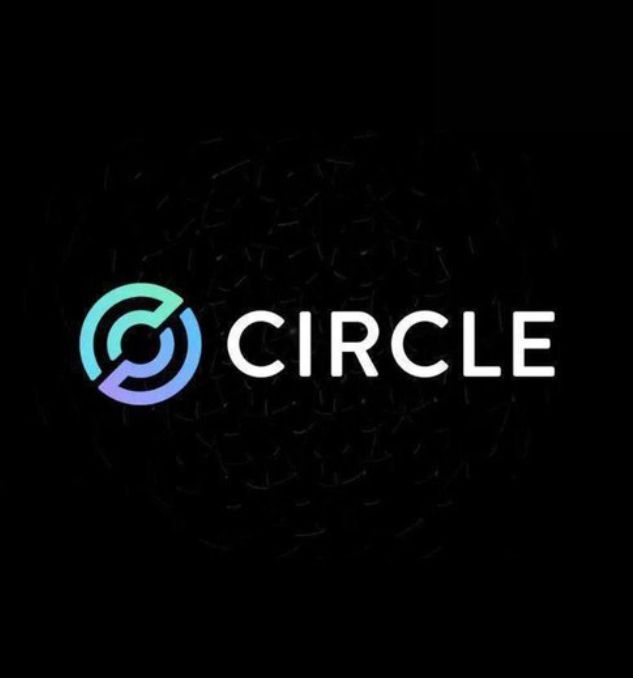 A logo for 'CIRCLE' featuring a teal and purple gradient circular icon on a black background.