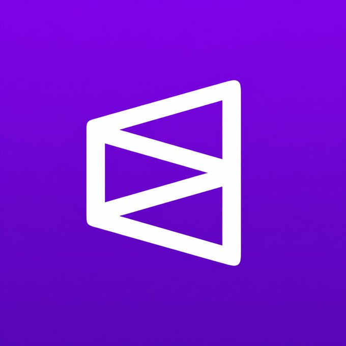 The white Brave browser logo on a solid purple background.
