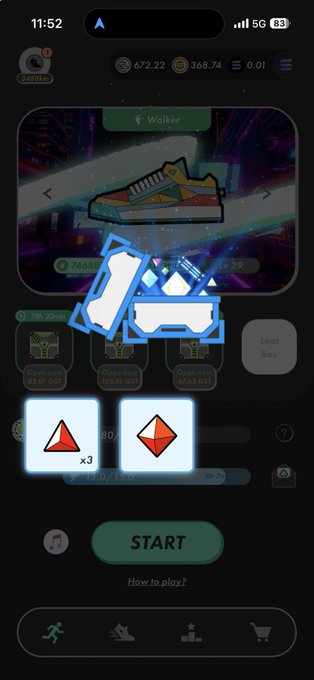 ikebana is a Japanese word that means "flower arrangement" or "art of flowers", which is related to the image's title. The image shows an app icon with a flower design, and there are two buttons labeled "StepN" and "StepNGO". These buttons appear to be part of a game or activity on the phone screen.