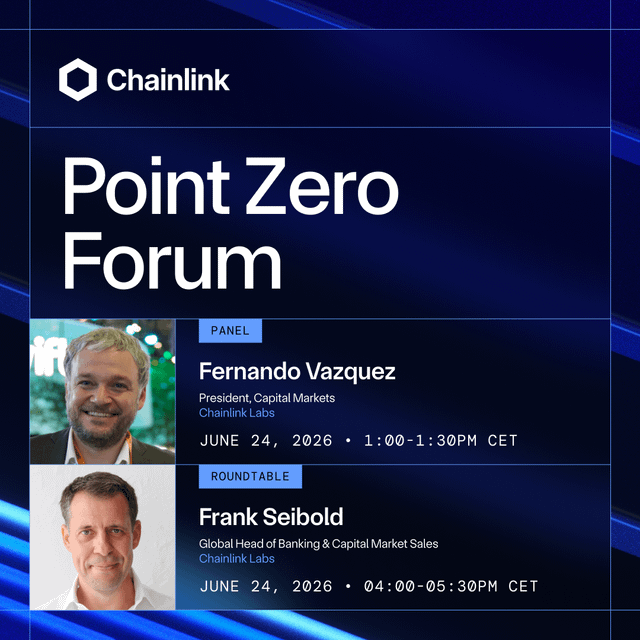 The image features a poster or flyer advertising an event called "Point Zero Forum". It has two men's profiles displayed, one of whom is named Fernando Vasquez. The text indicates that this event will take place at the Swiss Federal Bank of Zurich on June 24th and 25th, with a scheduled time slot from 1:00 PM to 4:00 PM.