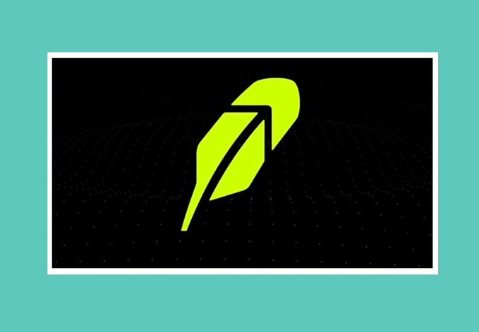 A green feather logo is displayed on a black background with a cyan border.