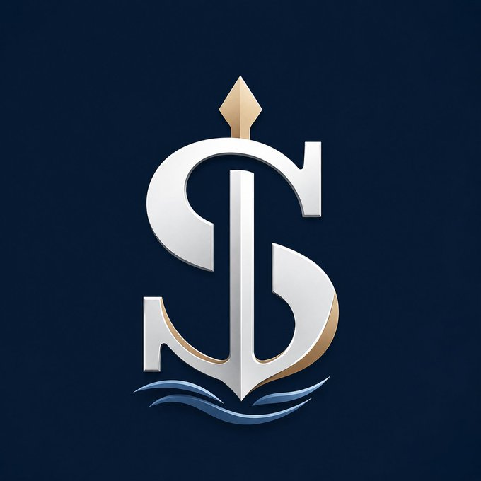 A 3D metallic logo featuring the intertwined letters 'S' and 'D' with gold and silver finishes on a dark blue background, with stylized blue waves at the bottom.