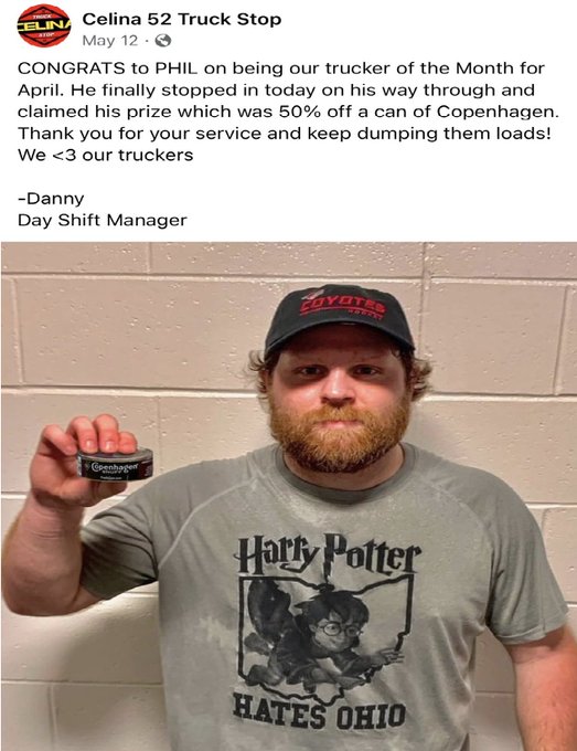 The image shows a man standing with his hands under his chin, holding up a silver object that appears to be a keychain or a small box of toothpaste. The text at the bottom of the photo says "W", which might be part of an email message from someone named Danny.
