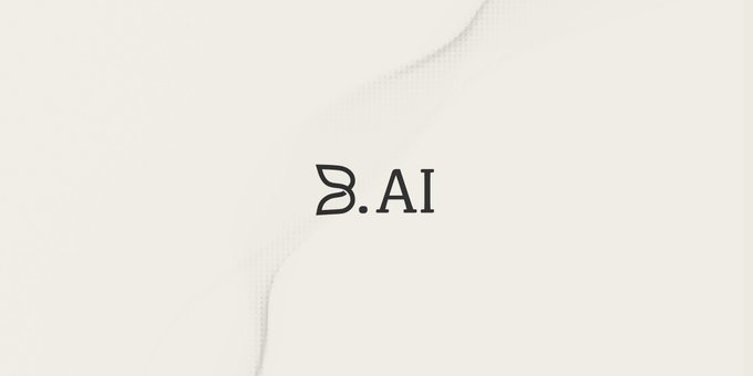 The image features a logo for BNB Chain that includes the letters "B.A." written in black cursive font. The background of the logo is white, with a wave-like pattern or design running through it. This design gives the impression of a wave or water droplet, adding a dynamic and modern touch to the overall appearance of the logo.