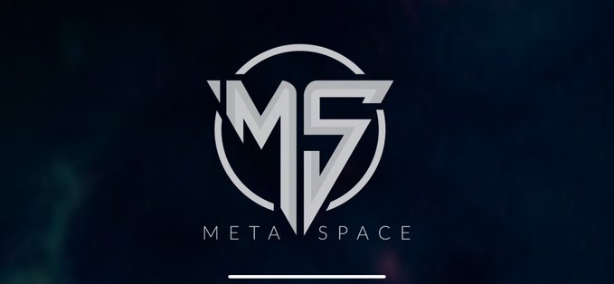 A sleek silver and white logo featuring the stylized letters 'MG' enclosed in a circle, with the text 'META SPACE' underneath, set against a dark, smoky background.