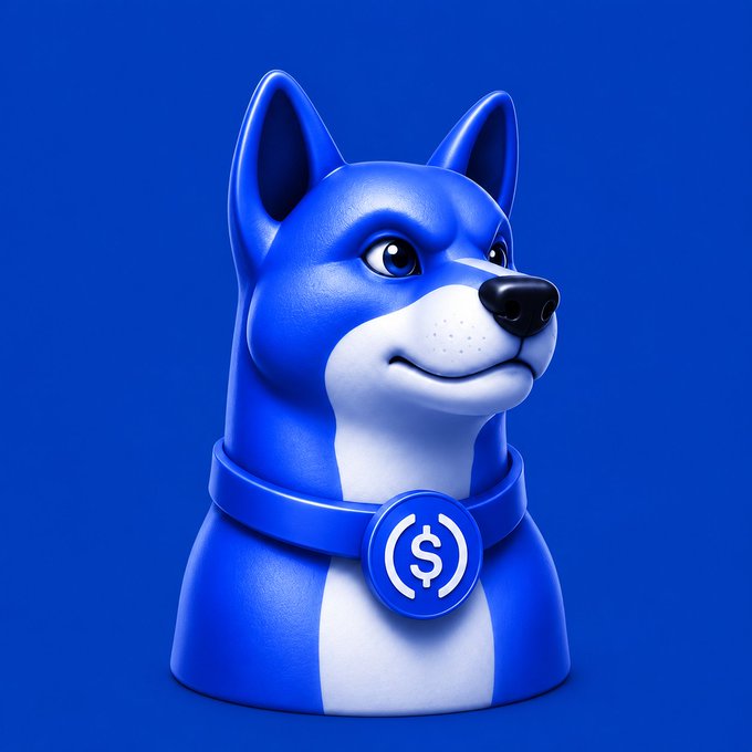 Guard Dog (blue & white dog statue) wears a silver collar with a white symbol, standing upright against a blue background. The caption suggests that Guard Dog is an independent security agent for Solana tokens, implying its importance and vigilance when checking for potential issues or irregularities in the transaction.