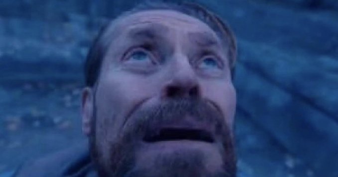 A bearded man gazes upward with an awestruck, slightly open-mouthed expression against a dark, rocky backdrop. The image metaphorically captures the daunting, almost overwhelming challenge the post describes—achieving sustainable store-of-value (SOV) properties for an L1 requires near-impossible alignment, with inflation being a particularly critical hurdle.