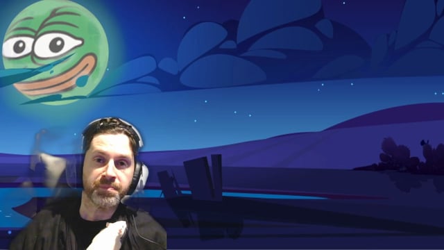 The image features a man wearing headphones, possibly listening to music or engaging with an audio-visual content creator. The background of the image shows a night sky filled with stars, giving the impression that they are in space. The caption "Why do miners matter? ⚡ Suggested for you" is related to the post about miners and their importance. This man's presence in front of this image might be an attempt to draw attention to the significance of miners or to create a connection between the visual content creator and the topic being discussed.
