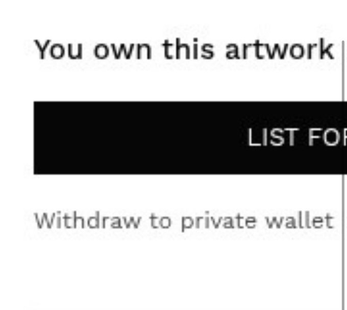 This is an advertisement for an art gallery that allows people to sell their artwork online. It encourages users to click the "withdraw to private wallet" button if they haven't done so yet, implying that there may be a payment required to access this service or to purchase artwork from the website. The post suggests that some people might be waiting on receiving their art payments through this platform.