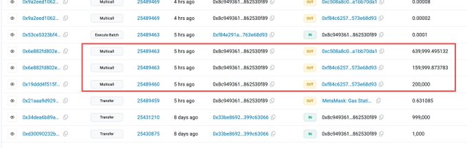 A blockchain transaction history shows multiple large outbound token approvals, including one notable transaction of 639,999.49 USDT (and another of 200,000 USDT) from address Oxe682fd802a..., illustrating the type of phishing token approval that led to the user's $999,999 loss described in the accompanying post.