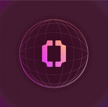 A glowing wireframe sphere in pink and purple hues contains the bold "OUSD" token symbol at its center, representing the OpenUSD ecosystem. The image visually reinforces the post's announcement about $OUSD returning reserve earnings to ecosystem partners, symbolizing the project's global and community-driven nature.