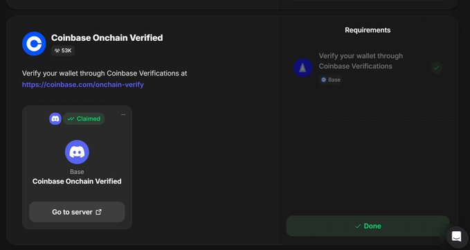 The image shows a screenshot of a computer screen displaying a webpage from Coinbase, which appears to be related to verifying transactions or checking account balances. The text on the page indicates that the user needs to verify their wallet through Coinbase Verifications at the bottom right corner of the screen.