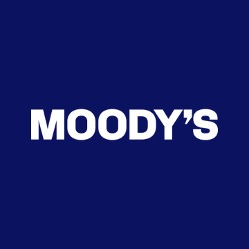 The image features a blue background with white text that reads "Moody's". The text is capitalized and stands out against the dark blue color of the background, making it easy to read and understand. The image also includes some additional text that says "LATEST: Moody's Ratings has brought machine-readable credit ratings to Solana through Alphaledger", which suggests a connection between the content in the image and a recent development or partnership involving Moody's Ratings and Solana cryptocurrency platform.