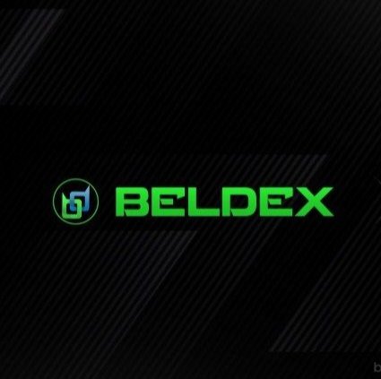 A green logo on a dark striped background reads 'BELDEX' next to a circular emblem.