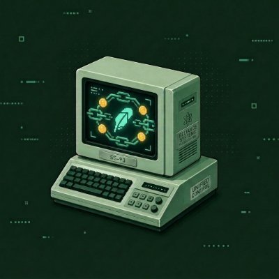 A pixel-art rendering of an old-school desktop computer displays a cryptocurrency wallet interface on its monitor with the label "YOUR WALLET." The "FIRST 111 WALLET" caption and #RobinhoodNFTs tag suggest the image celebrates an early NFT wallet collection, with the retro tech aesthetic symbolizing the pioneering nature of owning the first 111 wallets on the Robinhood NFT platform.