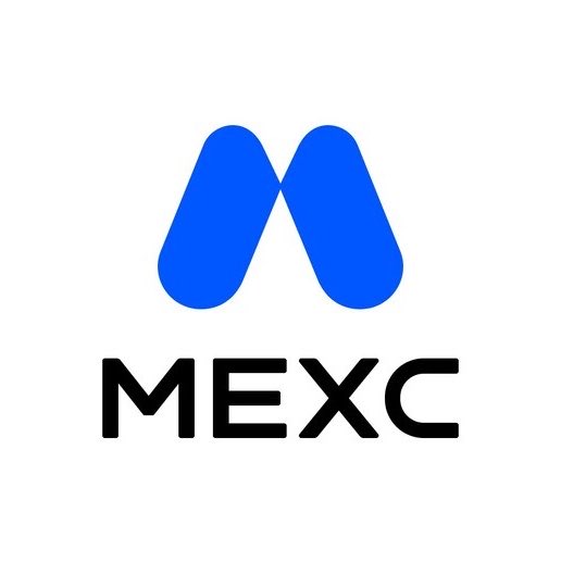 The image displays the MEXC logo, featuring a blue stylized "M" above the bold black "MEXC" text. It accompanies a post highlighting a Blockworks report on MEXC's findings that 87.2% of Asian crypto native users plan to increase their TradFi trading on centralized exchanges.