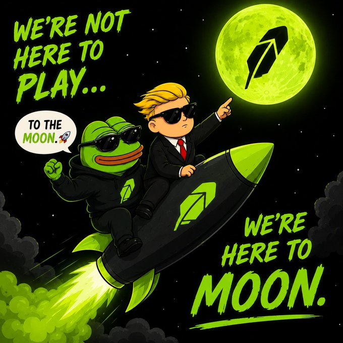 The image is of Pepe the Frog sitting on a spaceship with Elon Musk, but instead of going to the moon, the space vehicle has an arrow pointing to the word stonks and a moon, insinuating they will go to the moon in a meme reference.
