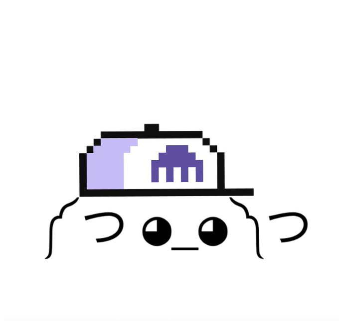 A pixelated cartoon character with wide, sad eyes wears a VR-like headset displaying a purple elephant logo, visually representing the intense focus on the $GIB token mentioned in the post.