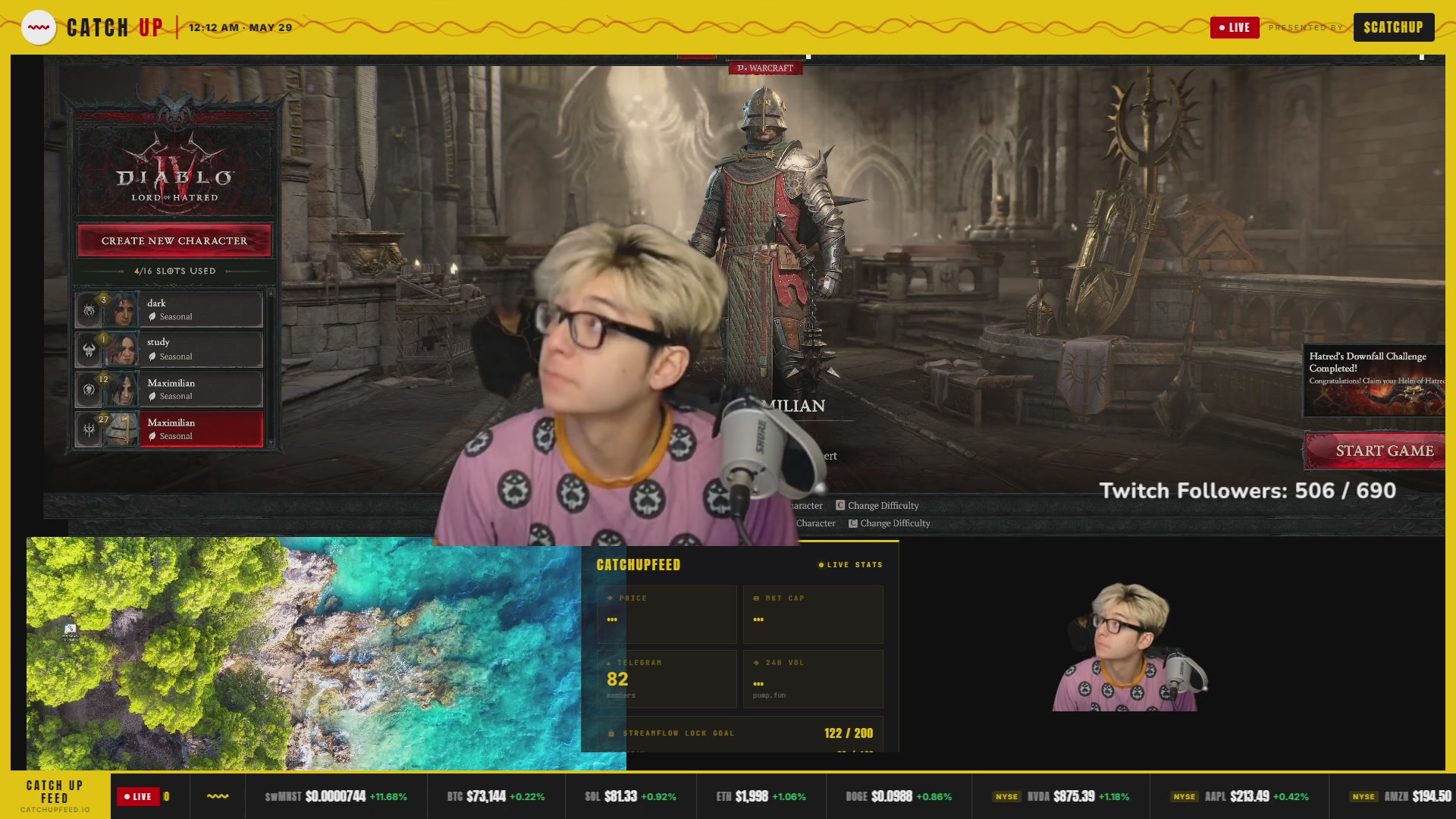 !"Diablo4" is a popular video game that has been released for various platforms, including consoles like the Nintendo Wii and PC.
3. The image shows a person wearing glasses playing a video game with a sword.