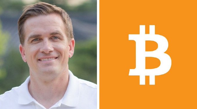 The image features Preston Pysh, a Bitcoin advocate, alongside the Bitcoin logo, visually tying his bold prediction that BTC could eventually reach $10M–$100M per coin due to fiat currency devaluation.