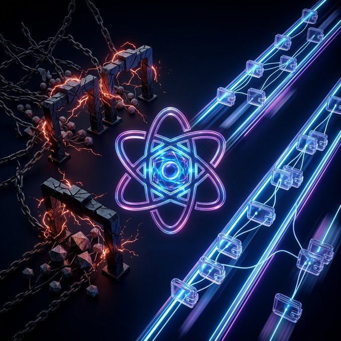 The image features an abstract representation of a futuristic cityscape with neon lights and chains. The scene includes two distinct areas - one with a chain-link fence, and another area with a purple and blue neon sign featuring a star shape. The image also contains text that reads "low fees are not the same thing as no gas for agents and payment apps, predictable execution matters more than shaving a few cents". This suggests that the cityscape represents an alternate reality where traditional financial systems do not exist or have been replaced by futuristic technology.