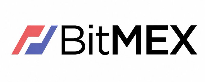 The BitMEX logo, featuring stylized red and blue geometric shapes next to the black 'BitMEX' wordmark.