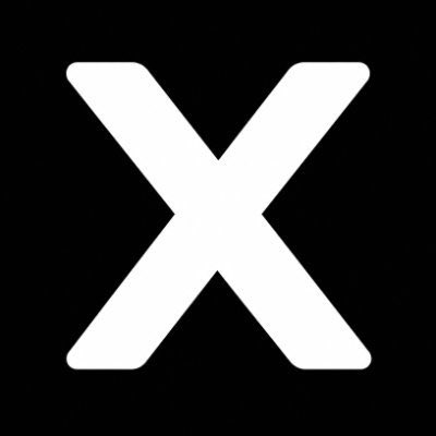 A large white letter 'X' on a solid black background, which is the logo for the social media platform X (formerly Twitter).