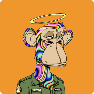 The image features a cartoon monkey with a funny expression, wearing a green jacket or shirt and possibly also having military-style clothing due to the presence of two military patches on its chest. The monkey appears to be depicted as a cartoon character, which is unusual for a real person in military uniform; however, this combination might suggest that it's an artistic interpretation or a representation of a fictional character.