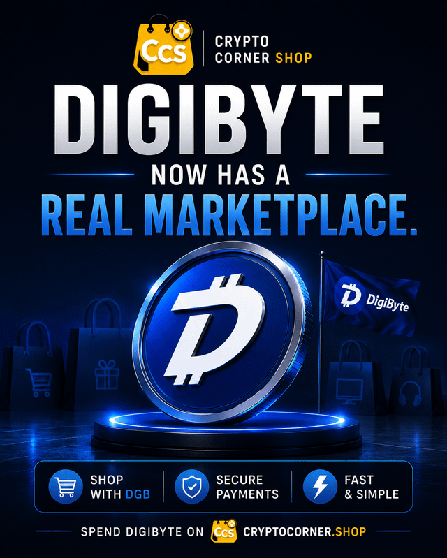 The image features a poster for a Cryptocurrency shop called Digibye, which has just launched its cryptocurrency. The poster displays a blue Bitcoin symbol with the text "DGB" written below it. There are also other symbols on the poster representing different cryptocurrencies and payment methods. The background of the poster is dark blue, creating a contrast that makes the Bitcoin symbol stand out. The post announces the launch of Digibye's cryptocurrency and highlights its features for potential users to consider when deciding whether or not to invest in it.